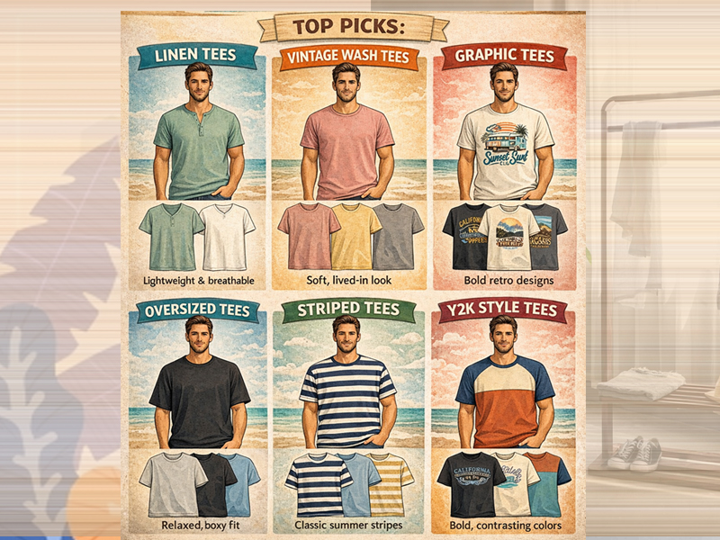 Best Men’s T-Shirts for Summer 2026