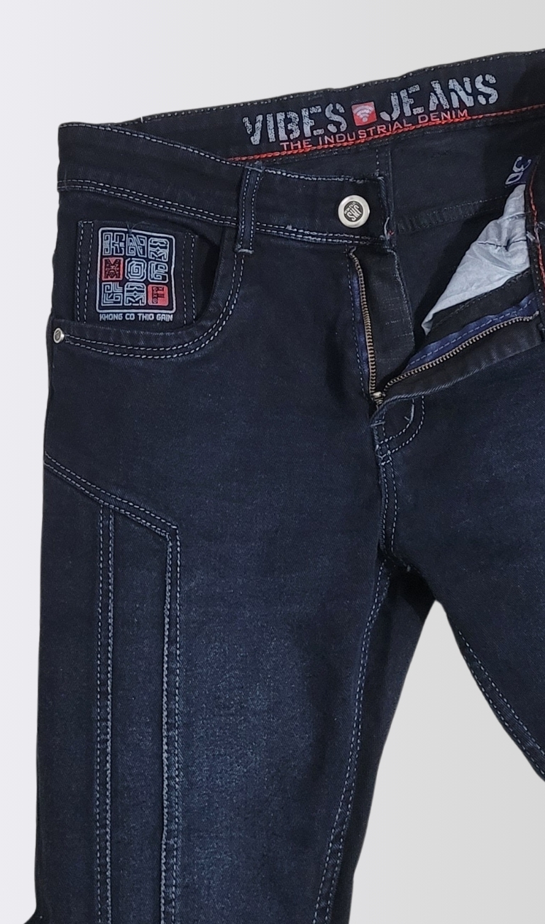 Men’s Black Denim Surgery Fit Jeans - Image 5