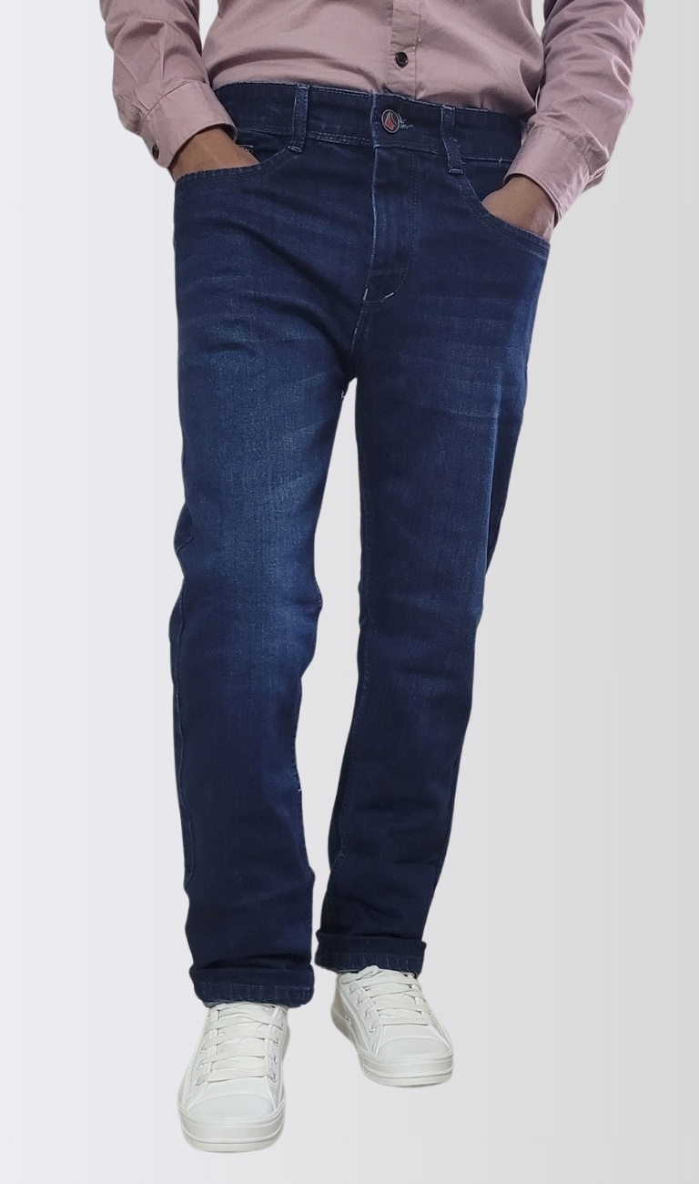 RJ Denim Men Mid-Wash Slim Fit Jeans - Image 2