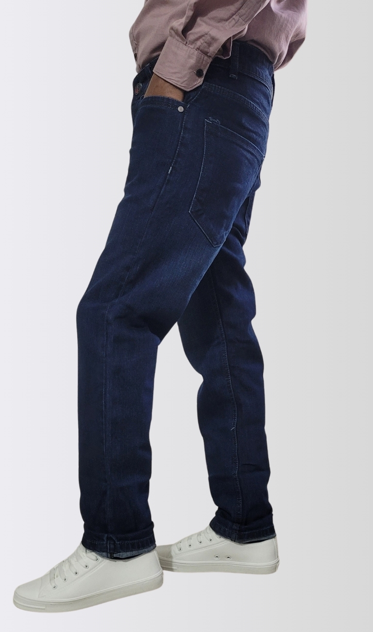 RJ Denim Men Mid-Wash Slim Fit Jeans - Image 4