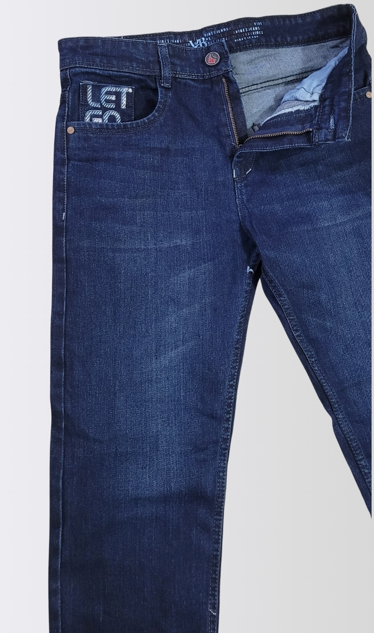 RJ Denim Men Mid-Wash Slim Fit Jeans - Image 6