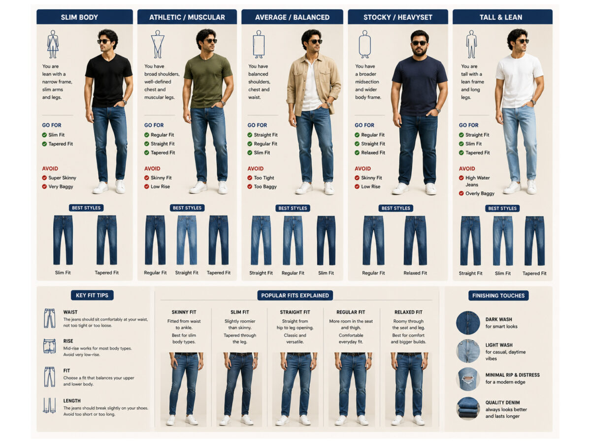 How to Choose the Perfect Jeans for Your Body Type