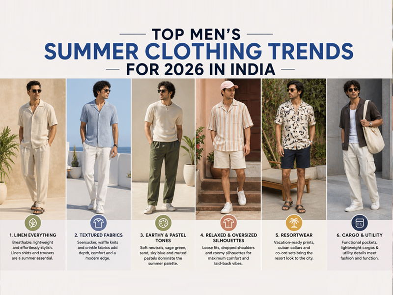Top Men’s Summer Clothing Trends for 2026 in India