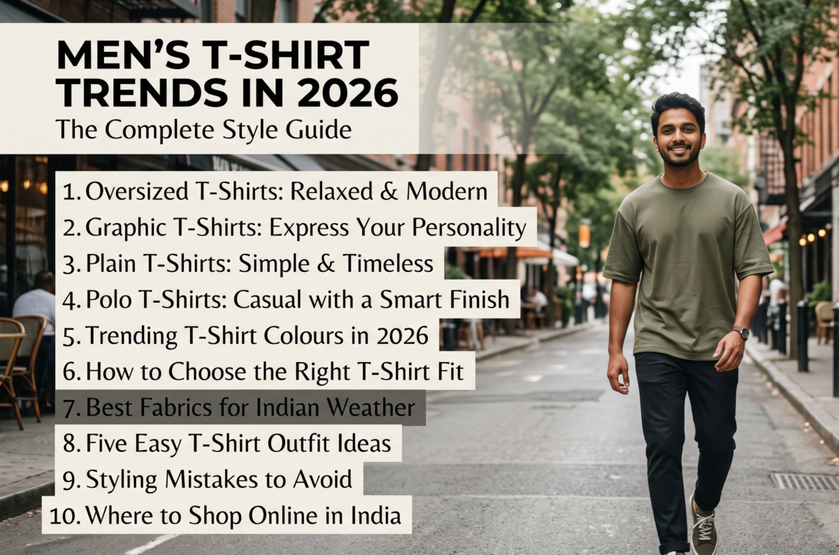 Men’s T-Shirt Trending in 2026 – Complete Style Guide