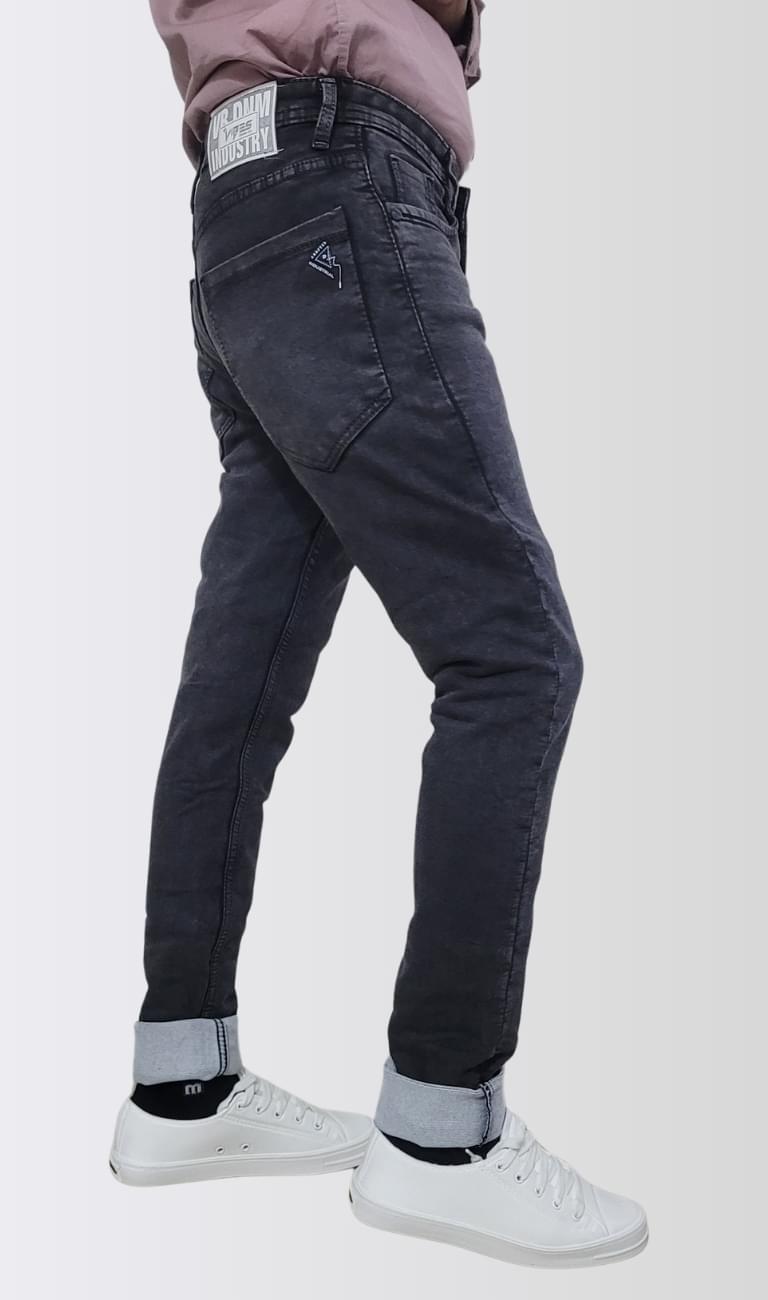 Charcoal Skinny Fit Original Stretch Jeans - Image 2