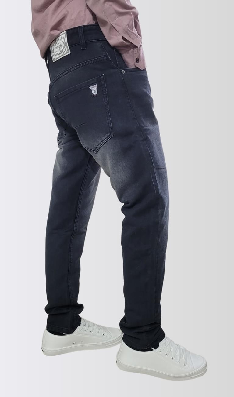 Men Mid-Wash Tapered Fit Jeans - Image 2