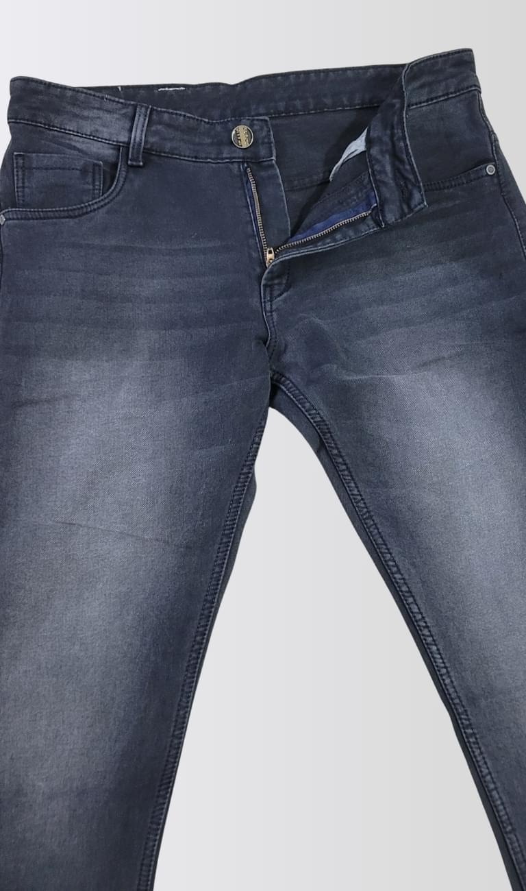 Men Mid-Wash Tapered Fit Jeans - Image 5